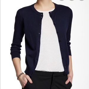 J Crew navy cardigan